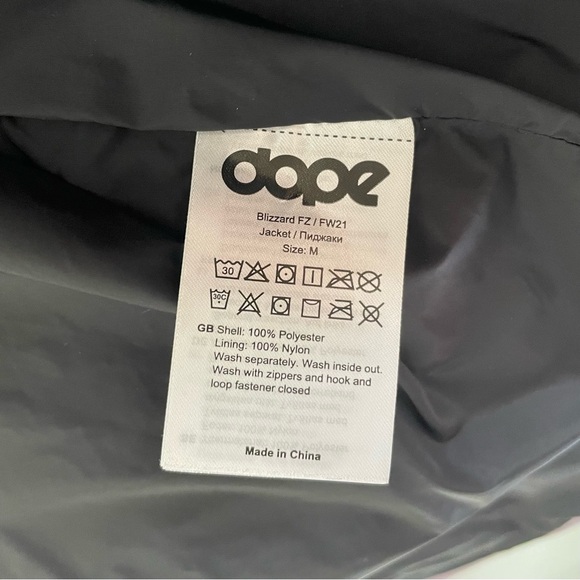 Dope Snow Blizzard Zip Jacket - Picture 10 of 10